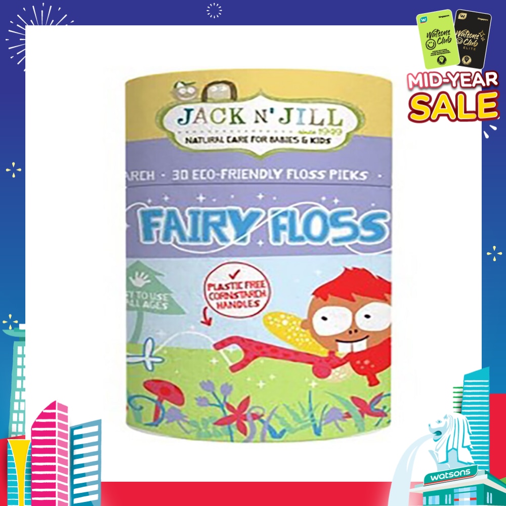 Fairy Floss (Kids First Floss, Slides Easily Between Teeth) 30s