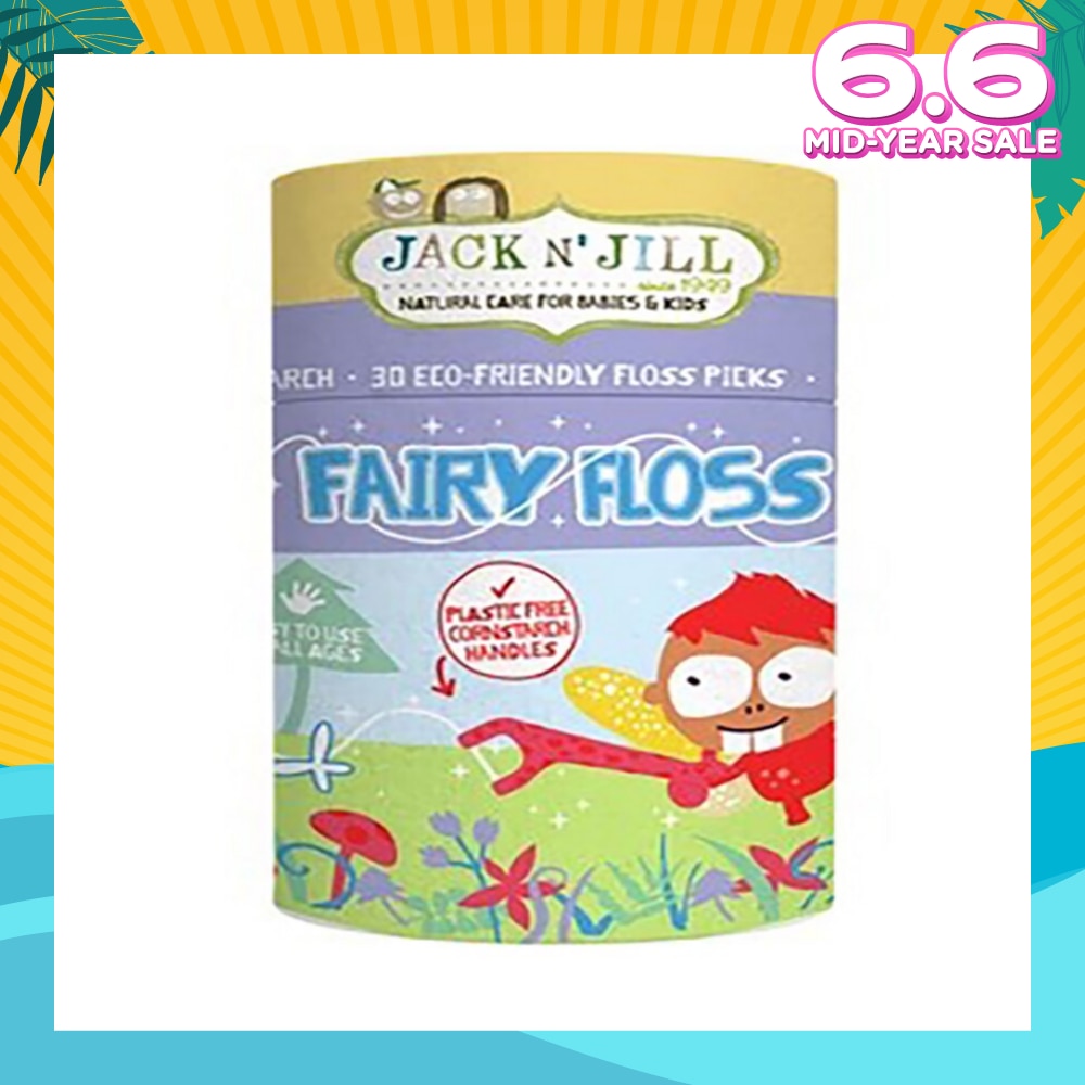 Fairy Floss (Kids First Floss, Slides Easily Between Teeth) 30s