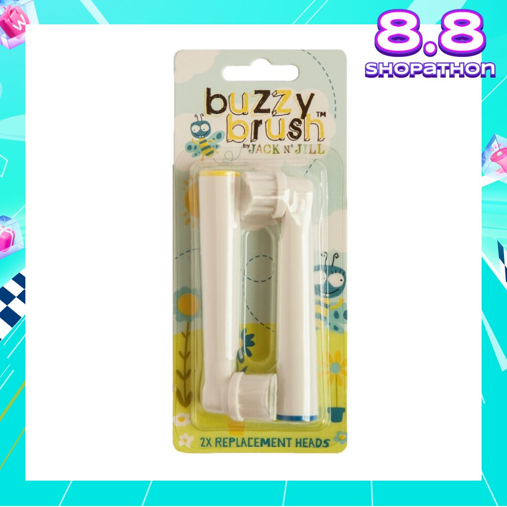 Buzzybrush Replace Heads (Replacement Heads Can Be Easily Attached To Your Buzzy Brush) 2s