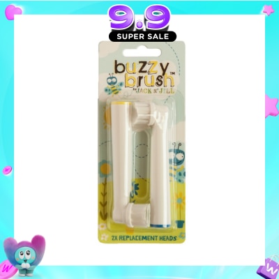 JACK N JILL - Buzzybrush Replace Heads (Replacement Heads Can Be Easily Attached To Your Buzzy Brush) 2s image