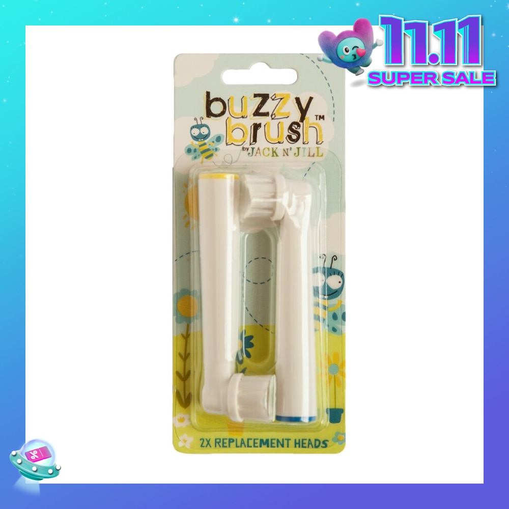 Buzzybrush Replace Heads (Replacement Heads Can Be Easily Attached To Your Buzzy Brush) 2s