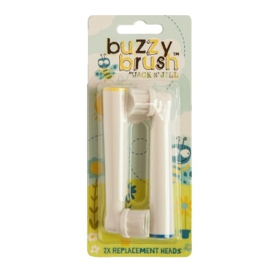 JACK N JILL Buzzybrush Replace Heads (Replacement Heads Can Be Easily Attached To Your Buzzy Brush) 2s