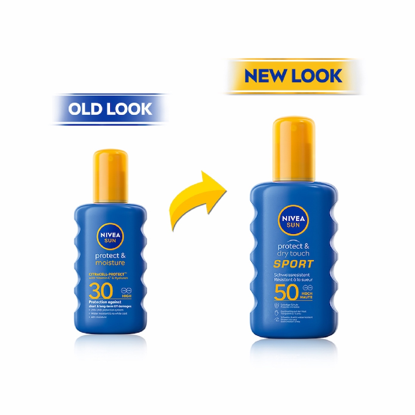 Protect & Moisture Sun Body Lotion SPF50+ PA+++ (UVA/UVB Protect + Water Resistant + Moisturize Skin) 125ml