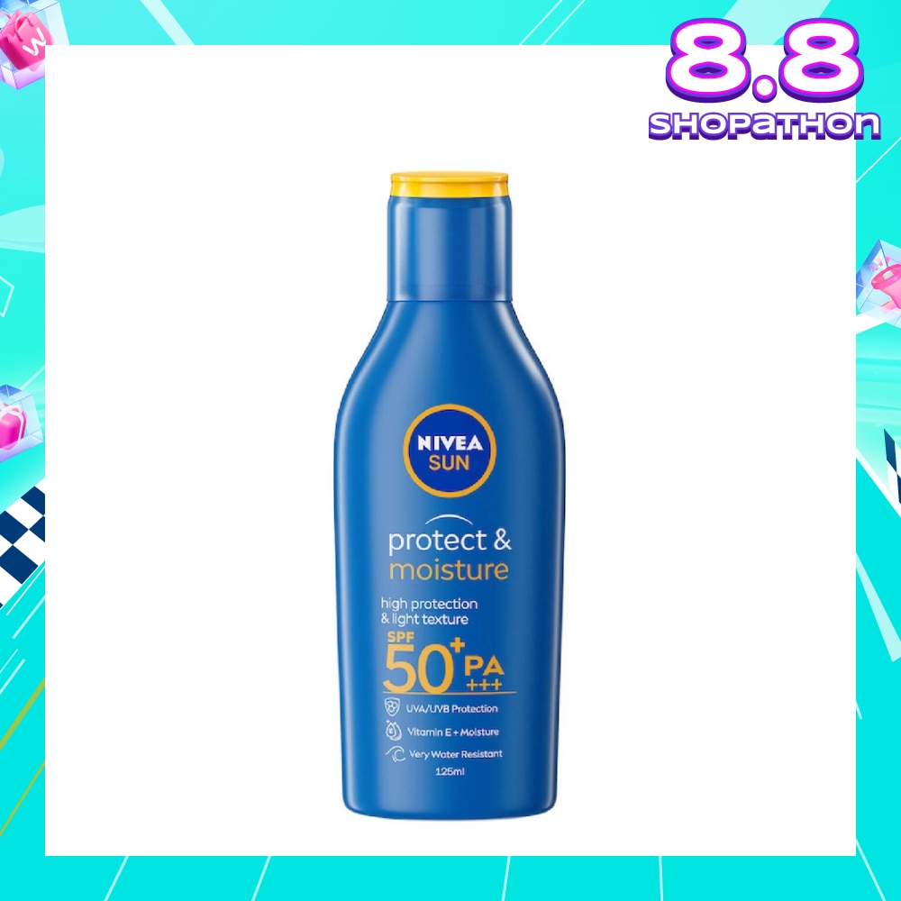 Protect & Moisture Sun Body Lotion SPF50+ PA+++ (UVA/UVB Protect + Water Resistant + Moisturize Skin) 125ml