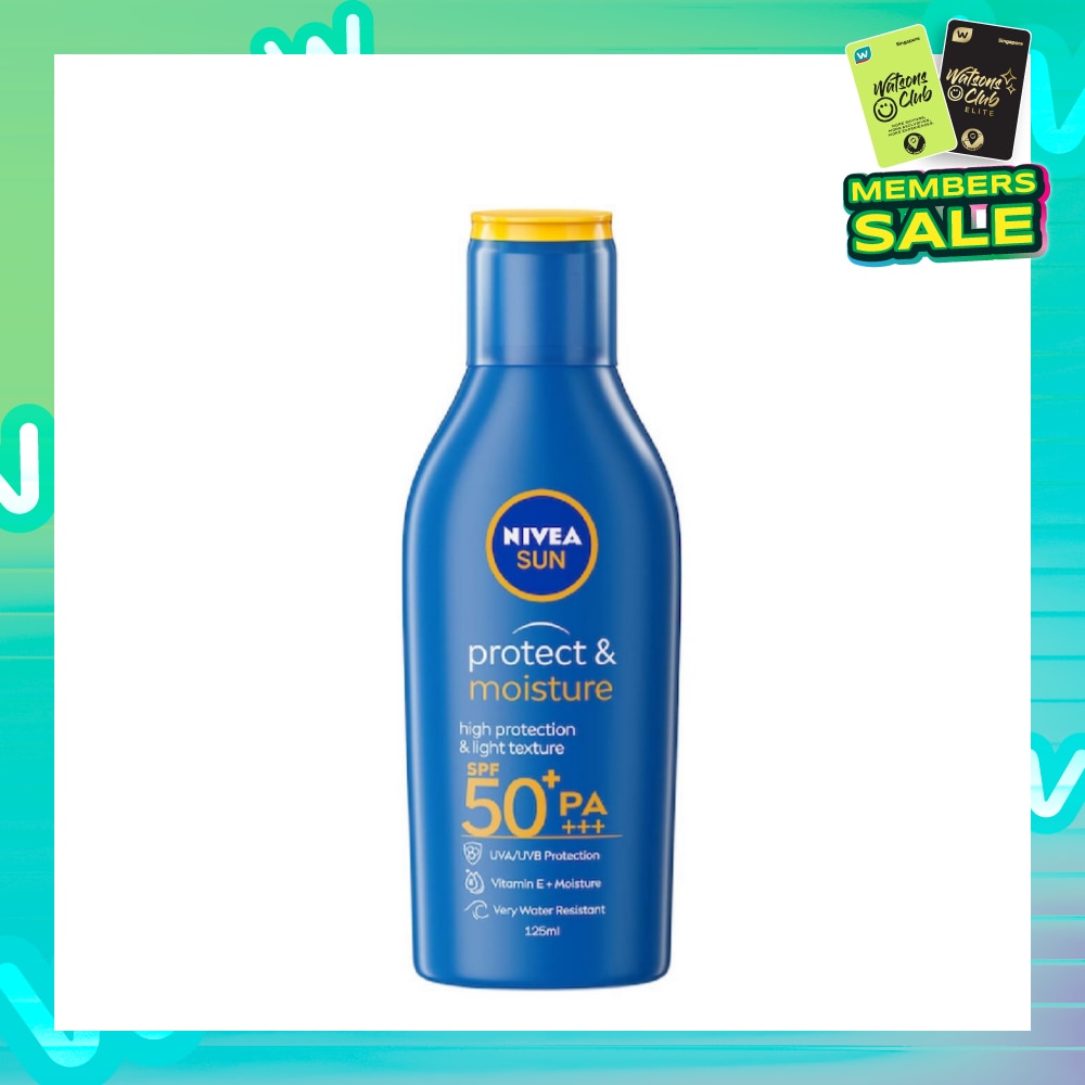 Protect & Moisture Sun Body Lotion SPF50+ PA+++ (UVA/UVB Protect + Water Resistant + Moisturize Skin) 125ml