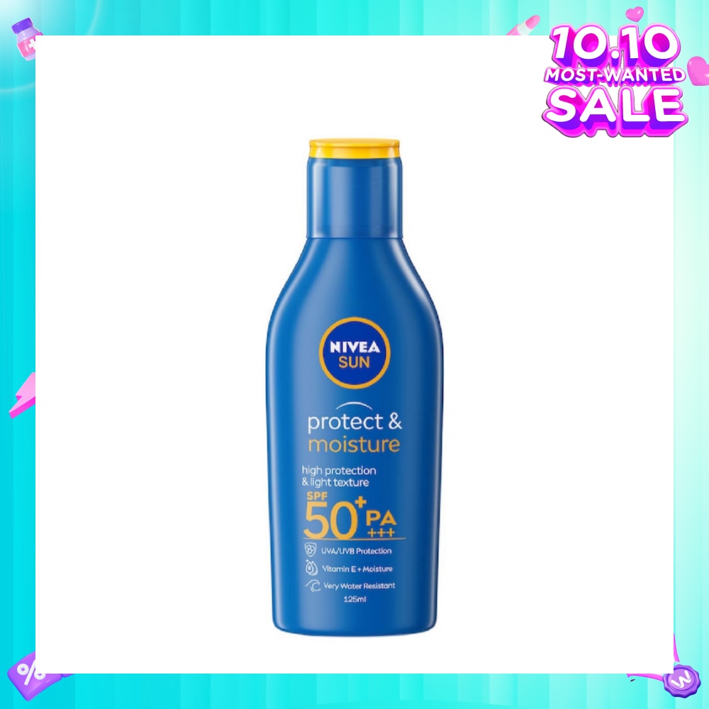 Protect & Moisture Sun Body Lotion SPF50+ PA+++ (UVA/UVB Protect + Water Resistant + Moisturize Skin) 125ml