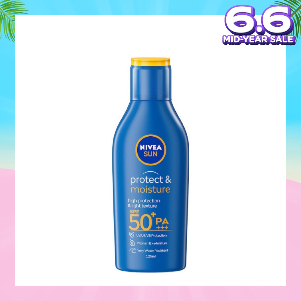 Protect & Moisture Sun Body Lotion SPF50+ PA+++ (UVA/UVB Protect + Water Resistant + Moisturize Skin) 125ml