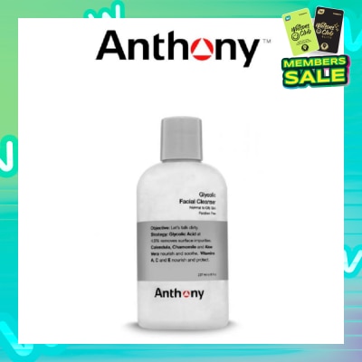 ANTHONY Anthony Glycolic Facial Cleanser (Calendula + Chamomile + Aloe Vera) 237ml
