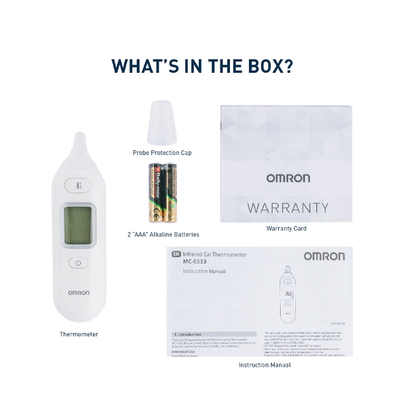 Infrared Ear Thermometer MC-E533 1s