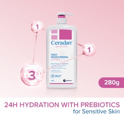 CERADAN - Daily Moisturising Lotion for Dry and Sensitive Skin 280g