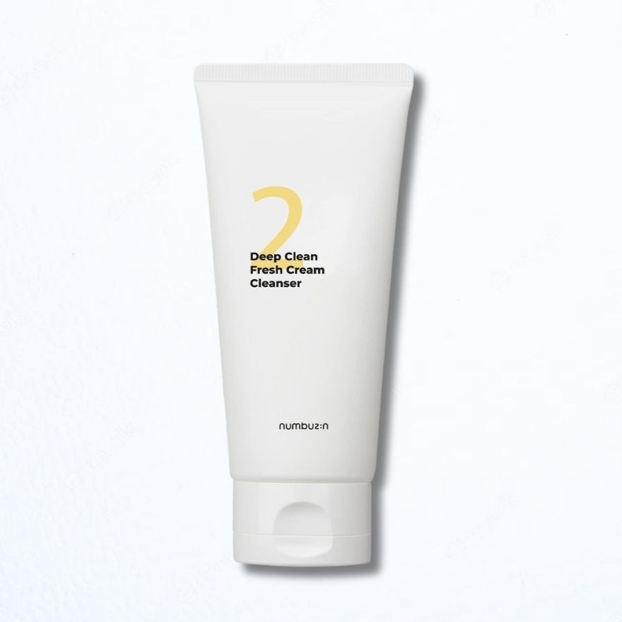 [XMAS GIFT] No.2 Deep Clean Fresh Cream Cleanser (Hydrates Skin + Minimise Dryness) 120ml