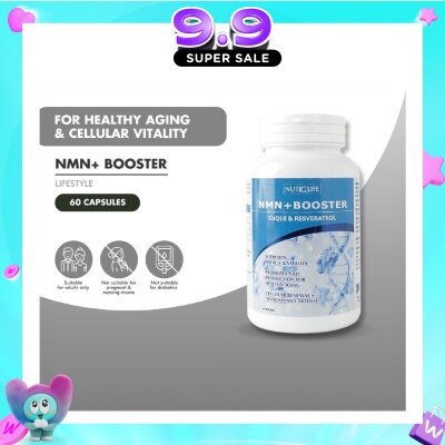 NUTRILIFE - NMN+ Booster with COQ10 and Resveratrol Vegecap 60s image