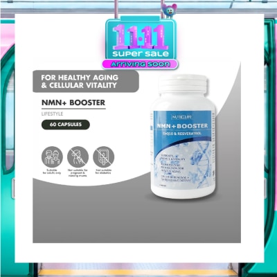 NUTRILIFE NMN+ Booster with COQ10 and Resveratrol Vegecap 60s image