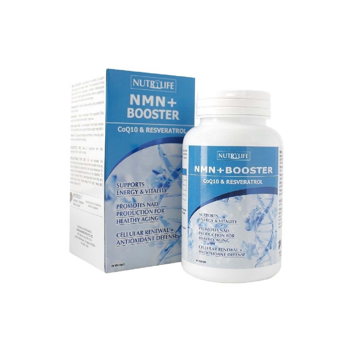 NMN+ Booster with COQ10 and Resveratrol Vegecap 60s