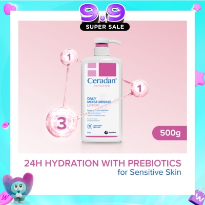 CERADAN - Daily Moisturising Lotion for Dry and Sensitive Skin 500g image