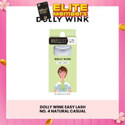 DOLLY WINK Easy Lash 04 Natural Casual (Tail Lash) 1 Pair