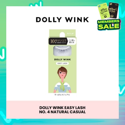 DOLLY WINK Easy Lash 04 Natural Casual (Tail Lash) 1 Pair