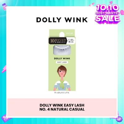 DOLLY WINK Easy Lash 04 Natural Casual (Tail Lash) 1 Pair