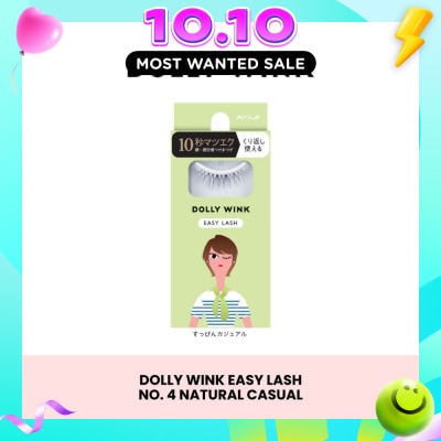 DOLLY WINK Easy Lash 04 Natural Casual (Tail Lash) 1 Pair (Expiry: Jul`2027) image