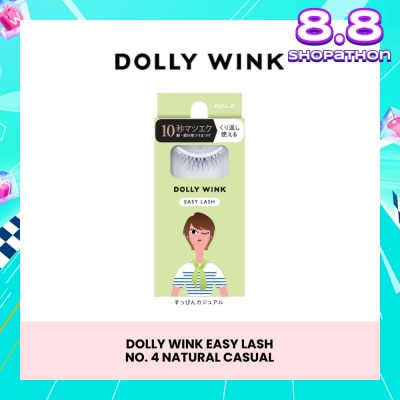 DOLLY WINK Easy Lash 04 Natural Casual (Tail Lash) 1 Pair