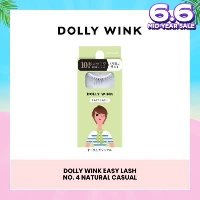 DOLLY WINK Easy Lash 04 Natural Casual (Tail Lash) 1 Pair
