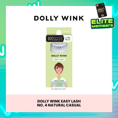 DOLLY WINK Easy Lash 04 Natural Casual (Tail Lash) 1 Pair