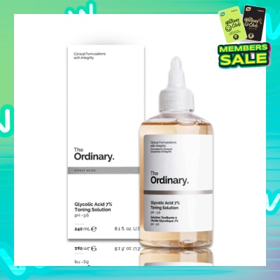 THE ORDINARY Glycolic Acid 7% Toning Solution (Improves The Appearance Of Skin Texture With Continued Use) 240ml