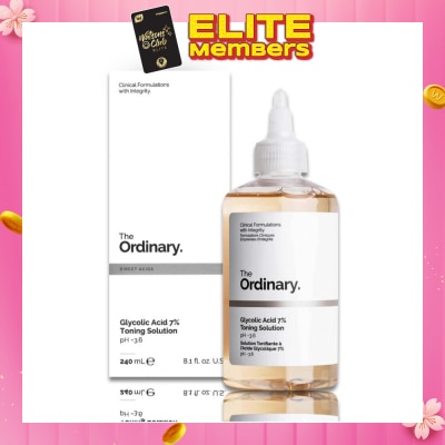 THE ORDINARY Glycolic Acid 7% Toning Solution (Improves The Appearance Of Skin Texture With Continued Use) 240ml