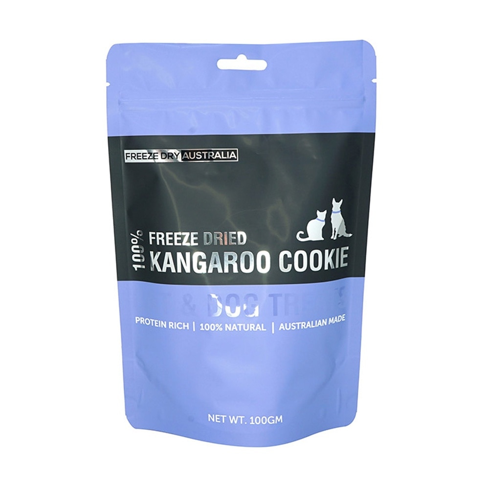 Freeze Dried Kangaroo Cookie Cat and Dog Treats 100g