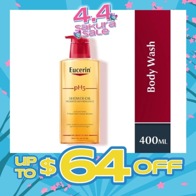EUCERIN - pH5 Shower Oil Body Wash with Pump 400ml