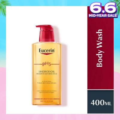 EUCERIN pH5 Shower Oil Body Wash with Pump 400ml