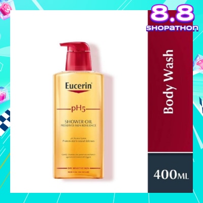 EUCERIN pH5 Shower Oil Body Wash with Pump 400ml