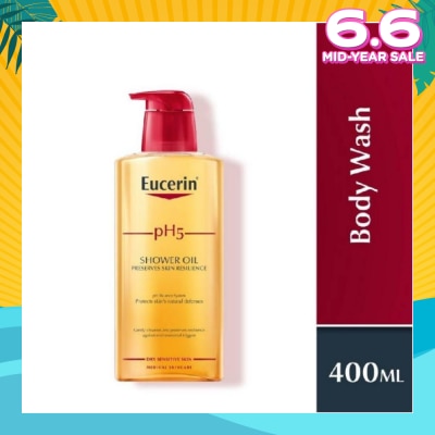 EUCERIN pH5 Shower Oil Body Wash with Pump 400ml