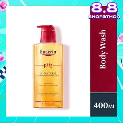 EUCERIN pH5 Shower Oil Body Wash with Pump 400ml