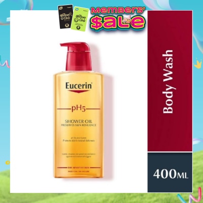 EUCERIN - pH5 Shower Oil Body Wash with Pump 400ml