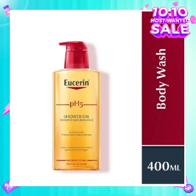 EUCERIN pH5 Shower Oil Body Wash with Pump 400ml