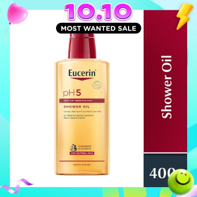 EUCERIN pH5 Shower Oil Body Wash with Pump 400ml image