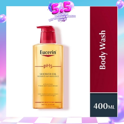 EUCERIN - pH5 Shower Oil Body Wash with Pump 400ml