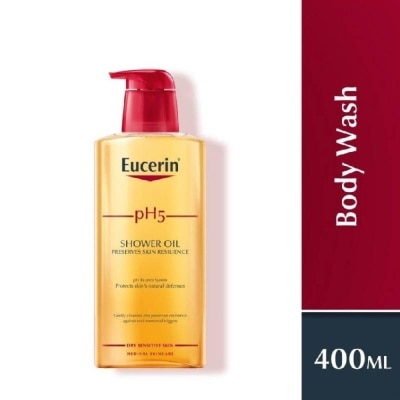 EUCERIN pH5 Shower Oil Body Wash with Pump 400ml