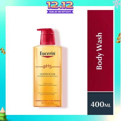 EUCERIN pH5 Shower Oil Body Wash with Pump 400ml