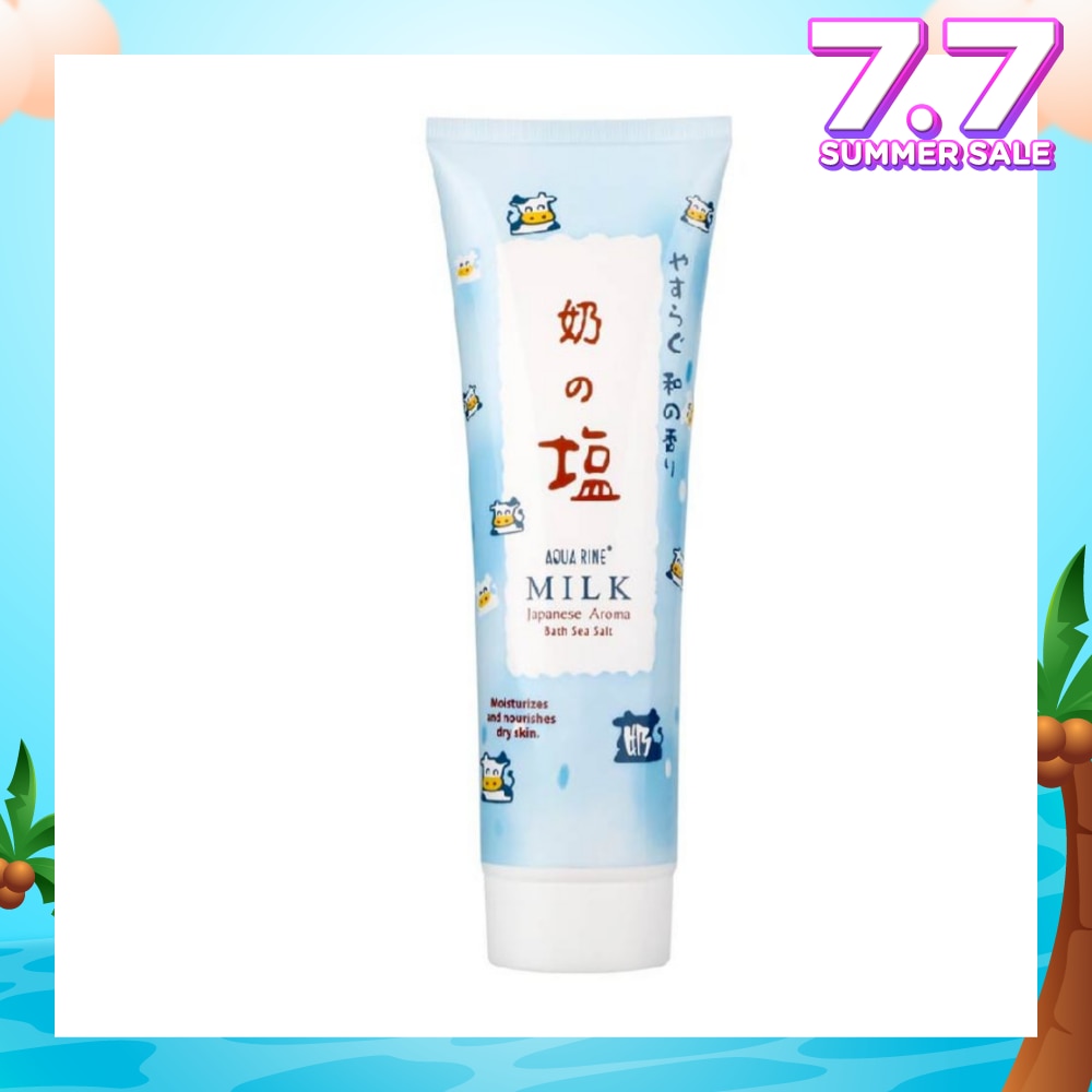 Japanese Aroma Bath Sea Salt Scrub Milk (Moisturizes & Nourishes Dry Skin) 400g