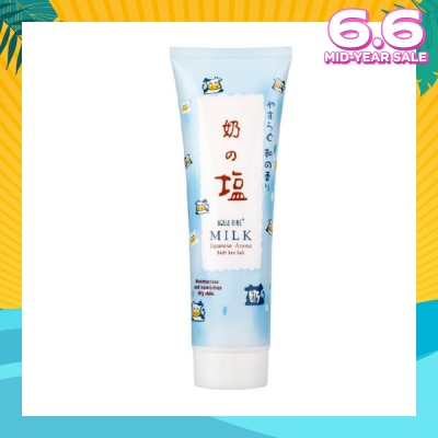AQUA RINE Japanese Aroma Bath Sea Salt Scrub Milk (Moisturizes & Nourishes Dry Skin) 400g