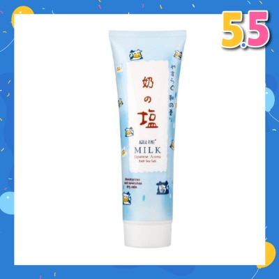 AQUA RINE Japanese Aroma Bath Sea Salt Scrub Milk (Moisturizes & Nourishes Dry Skin) 400g