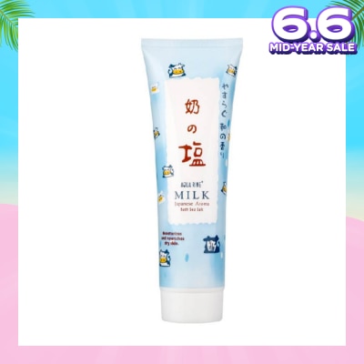 AQUA RINE Japanese Aroma Bath Sea Salt Scrub Milk (Moisturizes & Nourishes Dry Skin) 400g