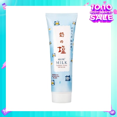 AQUA RINE Japanese Aroma Bath Sea Salt Scrub Milk (Moisturizes & Nourishes Dry Skin) 400g