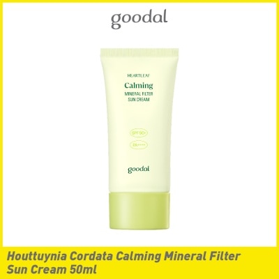 GOODAL Houttuynia Cordata Calming Mineral Filter Sun Cream SPF 50+ PA+++ 50ml