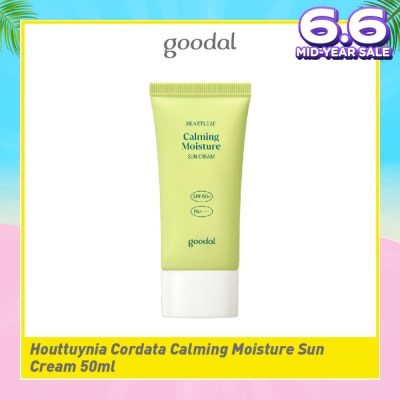 GOODAL Houttuynia Cordata Calming Moisture Sun Cream SPF 50+++ PA++ (Suitable For Sensitive Skin) 50ml