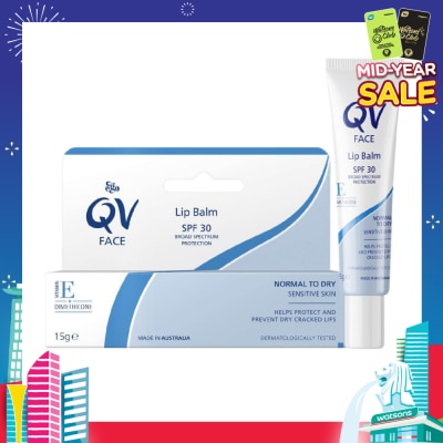 EGO QV Face Lip Balm SPF30 (Soothe & Hydrates Dry or Cracked Lips) 15g