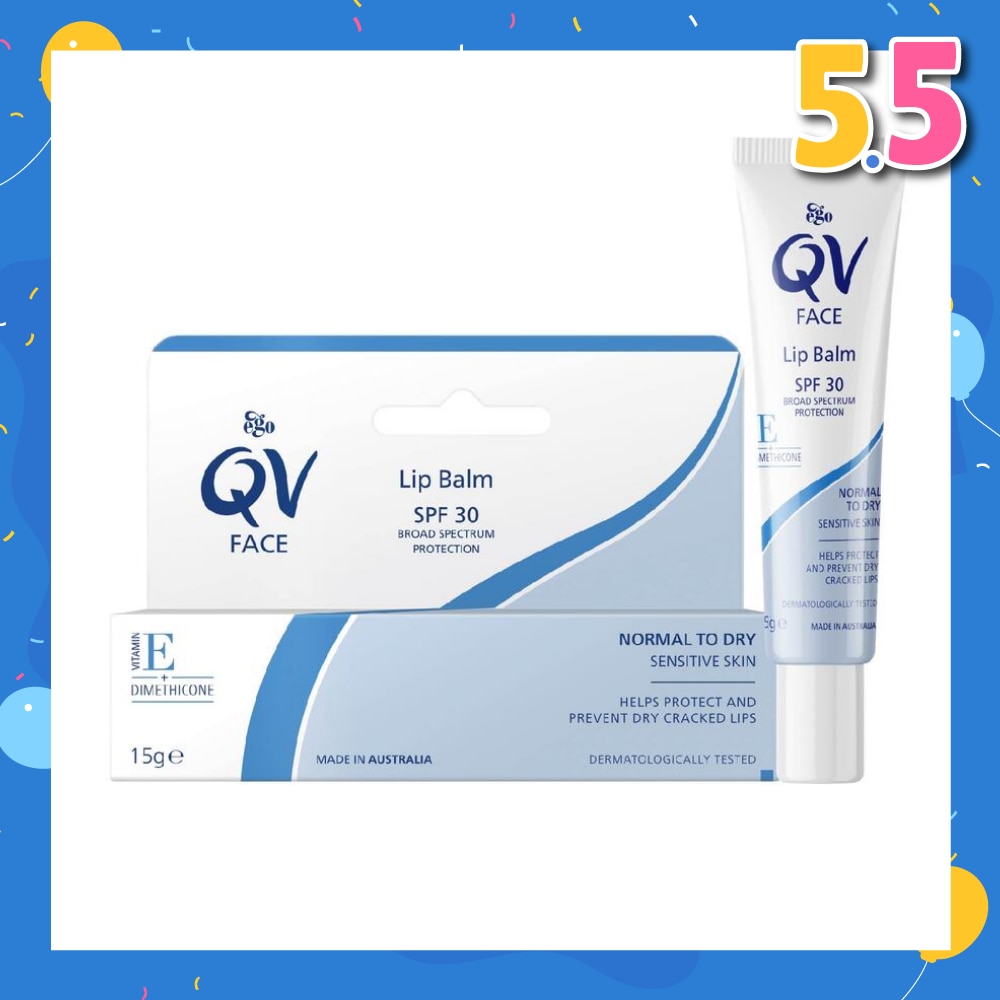 Face Lip Balm SPF30 (Soothe & Hydrates Dry or Cracked Lips) 15g