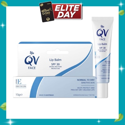 EGO QV Face Lip Balm SPF30 (Soothe & Hydrates Dry or Cracked Lips) 15g image